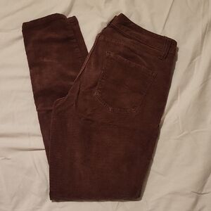 Arizona Juniors Women's Burgundy Corduroy Jeggings sz 5